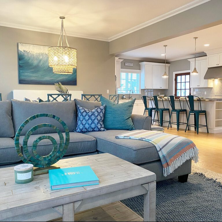 Tropical Getaway Interior Design in Point Pleasant Beach